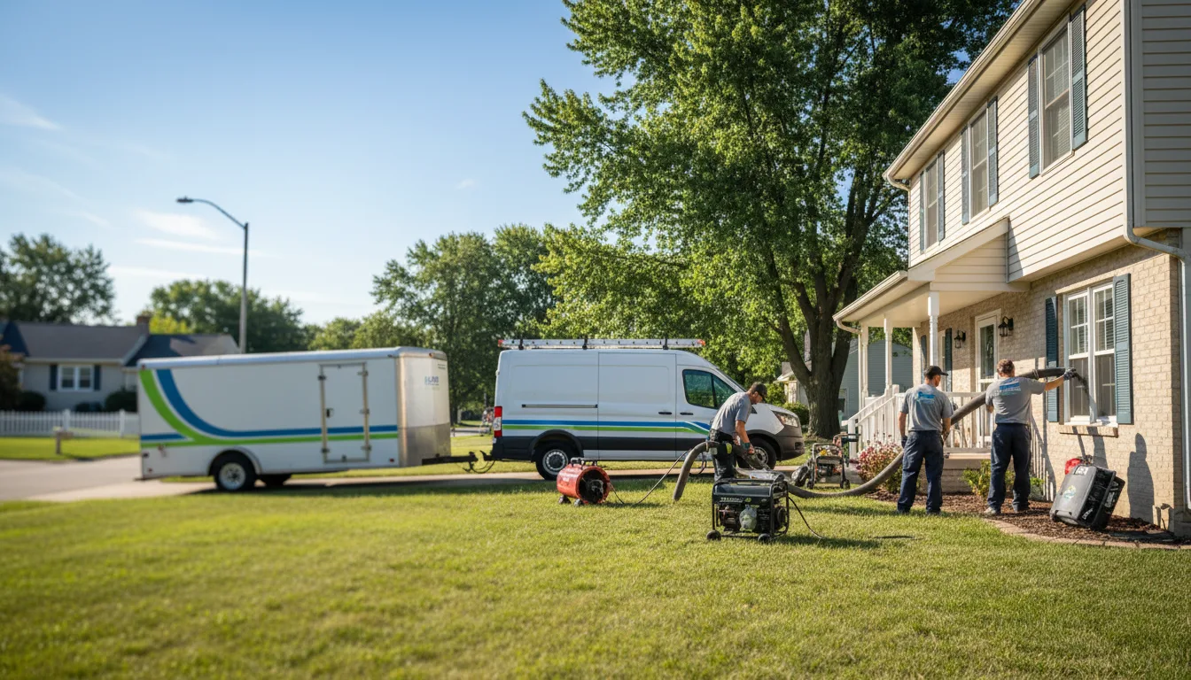 Flooded Basement Restoration And Cleanup With Repair in Andrew, IA near me